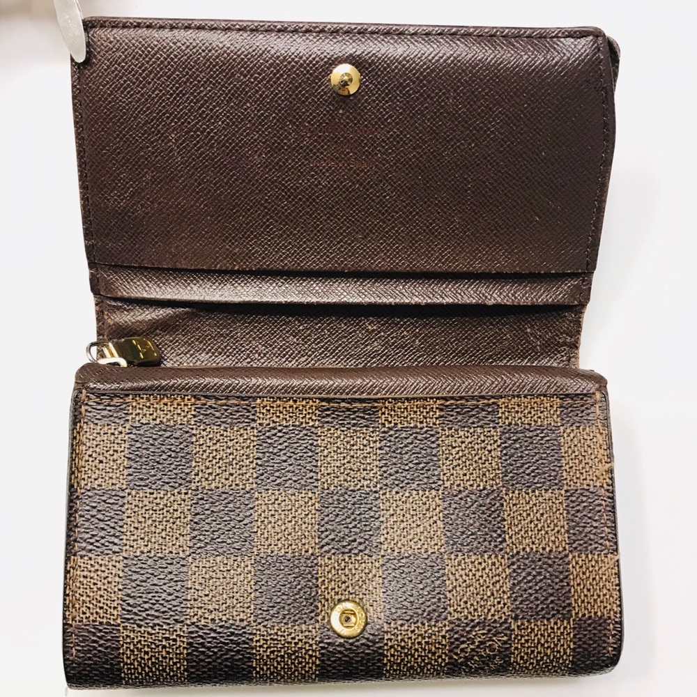 Louis Vuitton Brown Damier Print Wallet